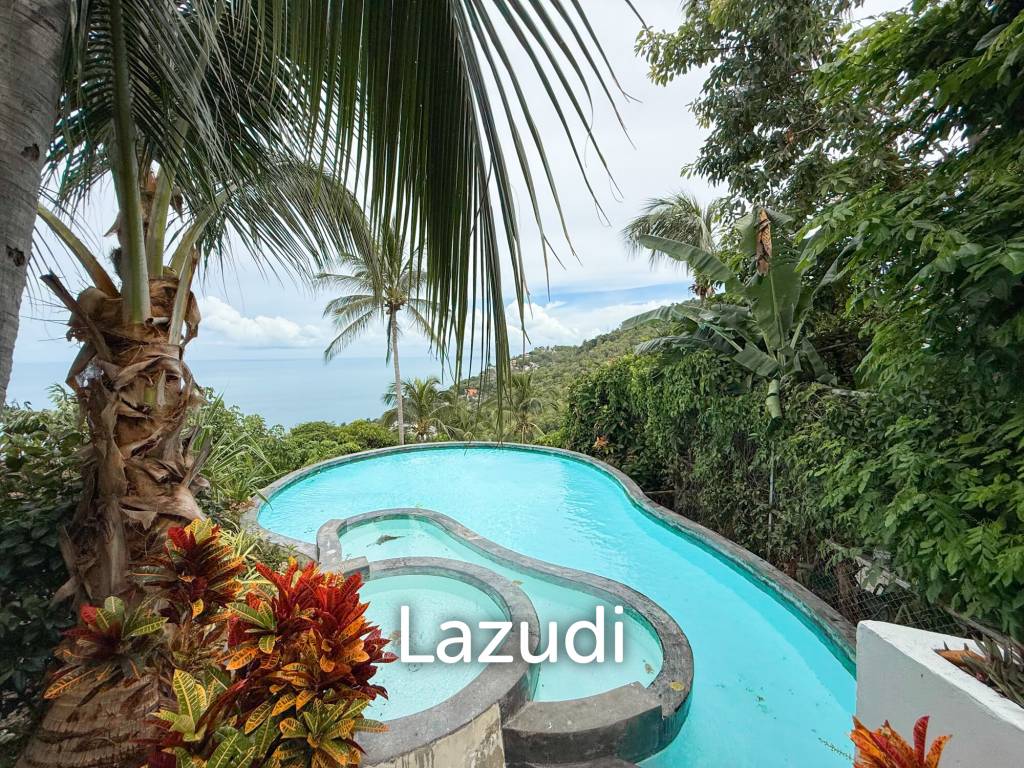 5-Bedroom Sea View Villa with Hotel Facilities – Chaweng Noi