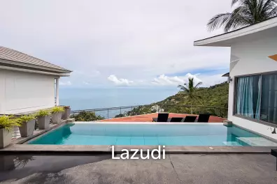 5-Bedroom Sea View Villa with Hotel Facilities – Chaweng Noi