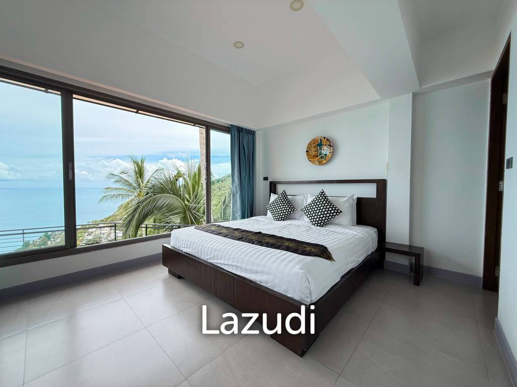 5-Bedroom Sea View Villa with Hotel Facilities – Chaweng Noi