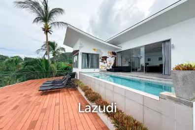 5-Bedroom Sea View Villa with Hotel Facilities – Chaweng Noi