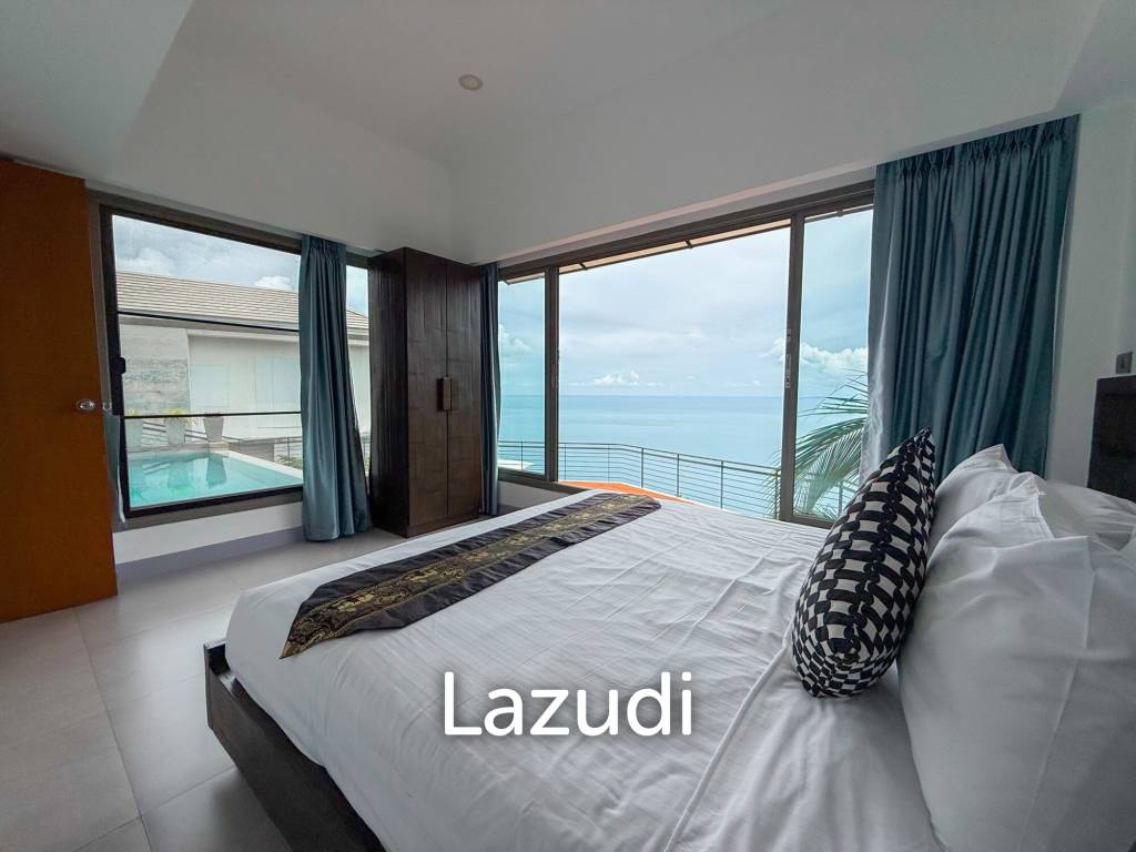 5-Bedroom Sea View Villa with Hotel Facilities – Chaweng Noi