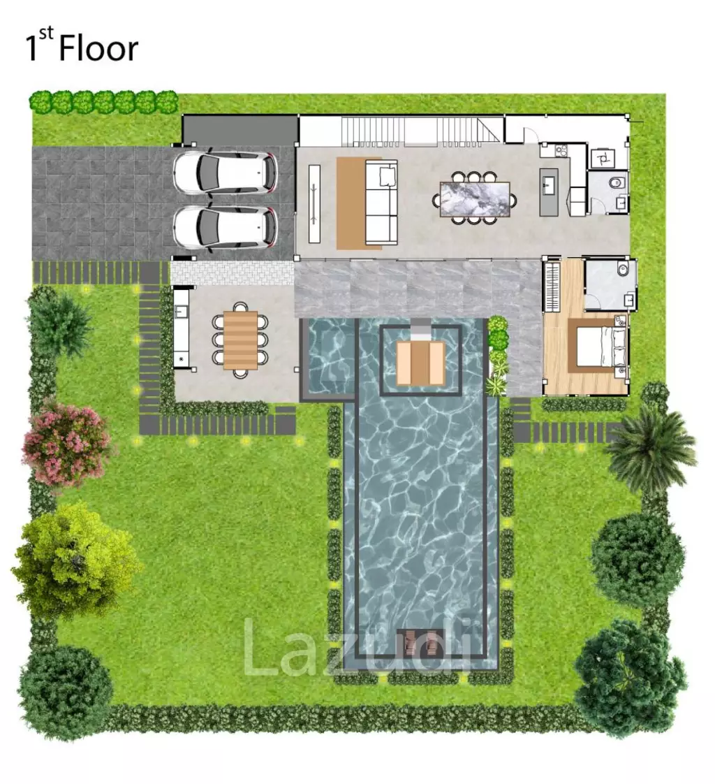 4 Bed 5 Bath 550 SQ,M Baan View Khao