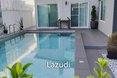 Modern 2-Storey 4-Bedroom Pool Villa for Rent near BISP, Koh Kaew