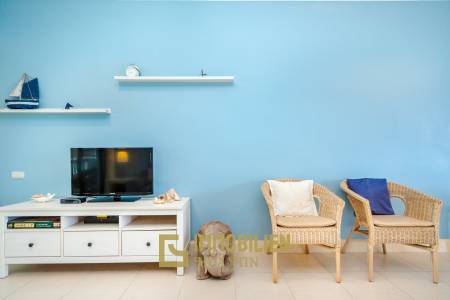 คอนโดพร้อมเฟอร์นิเจอร์ วิวทะเล บนชั้นที่ 5 โครงการบ้านสมประสงค์ ชะอำ