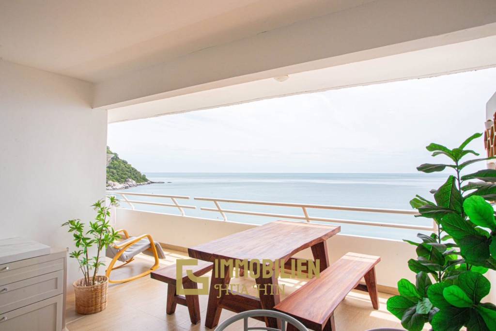 คอนโดติดทะเล 2 ห้องนอน 2 ห้องน้ำ ใกล้เขาเต่า-หาดทรายน้อย