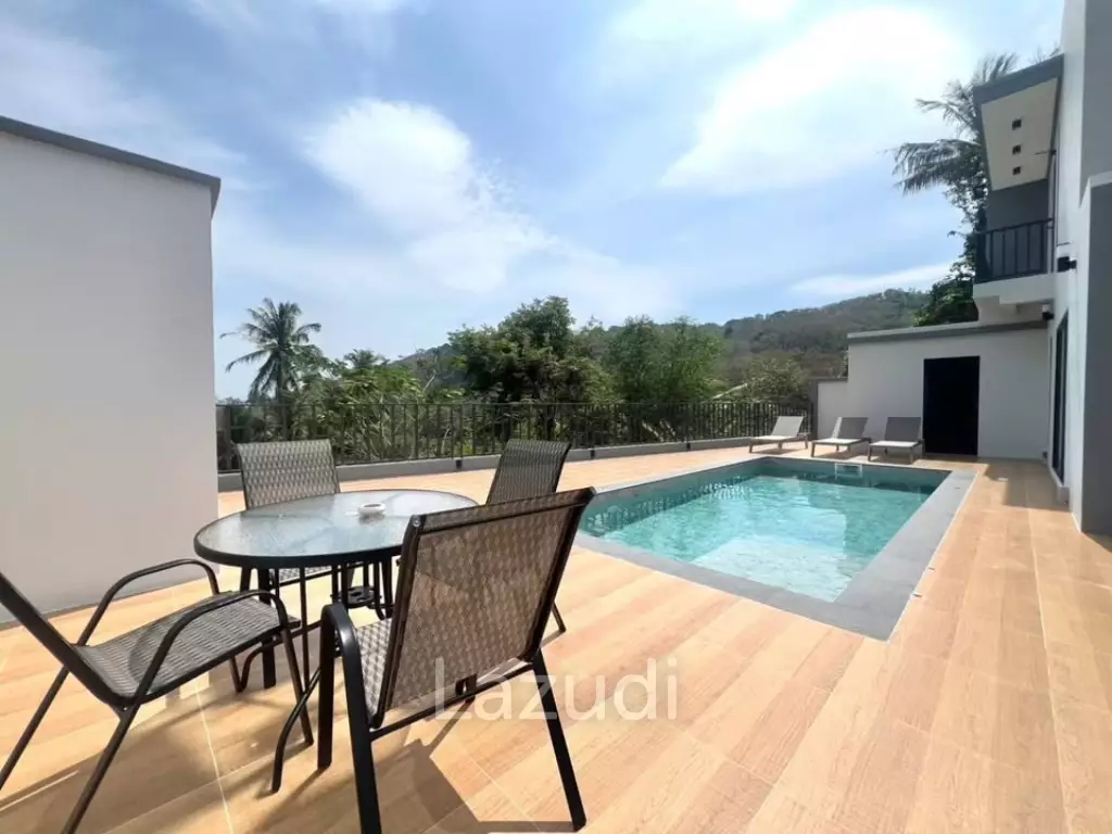 Brand New 3-Bedroom Pool Villa for Sale in Karon with Breathtaking Mountain View