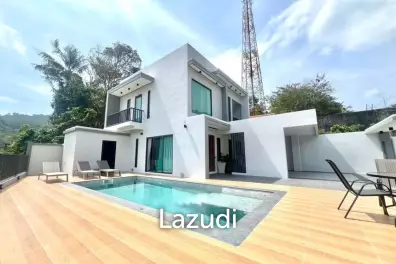 Brand New 3-Bedroom Pool Villa for Sale in Karon with Breathtaking Mountain View