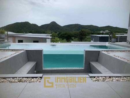 9 x 4 Infinity-Pool mit Sichtglas / Bergblick / Große Europäische Küche