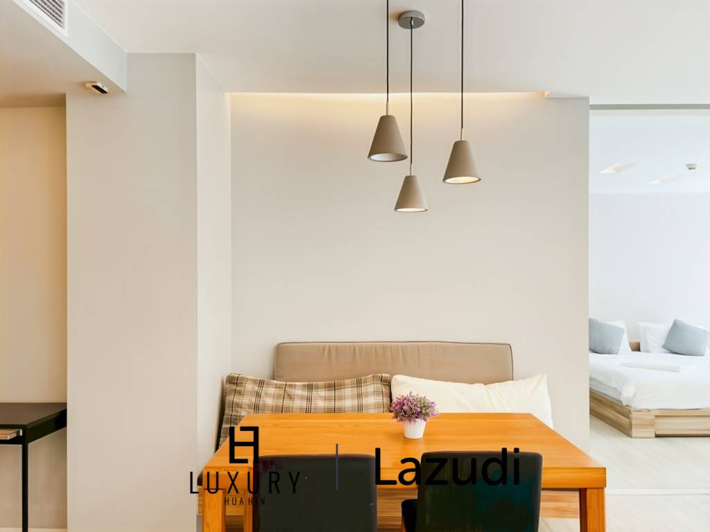 คอนโด 1 ห้องนอน ขนาด 69 ตรม ที่ Wan Vayla ติดหาดเขาเต่า