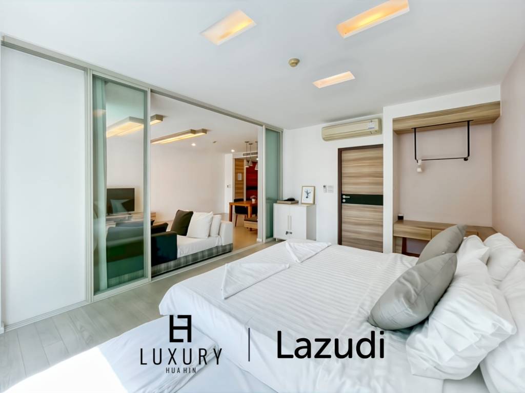 คอนโด 1 ห้องนอน ขนาด 69 ตรม ที่ Wan Vayla ติดหาดเขาเต่า