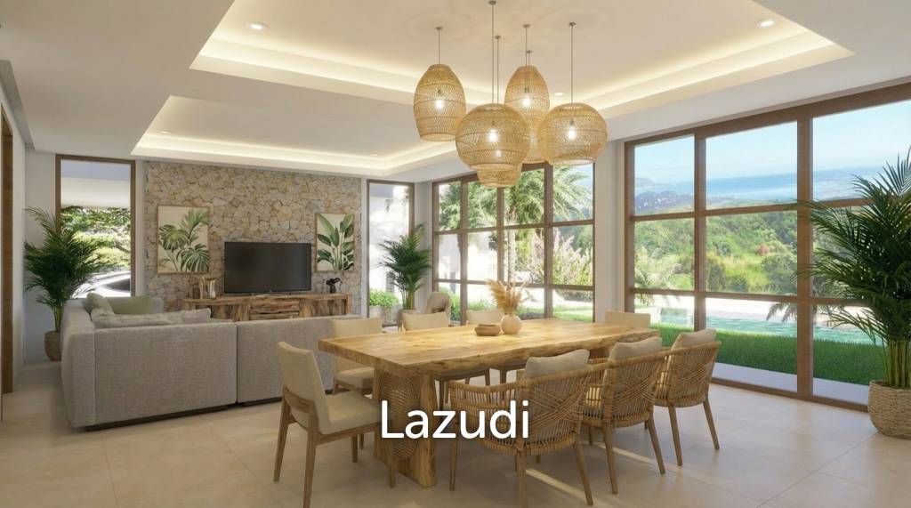 4-Bed Sea View Villa in Bo Phut Hills