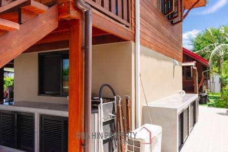 Stunning Thai Wooden Villa with Pool in Pranburi