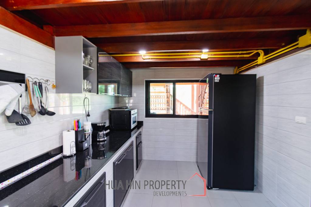 Stunning Thai Wooden Villa with Pool in Pranburi