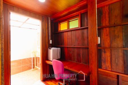 Stunning Thai Wooden Villa with Pool in Pranburi