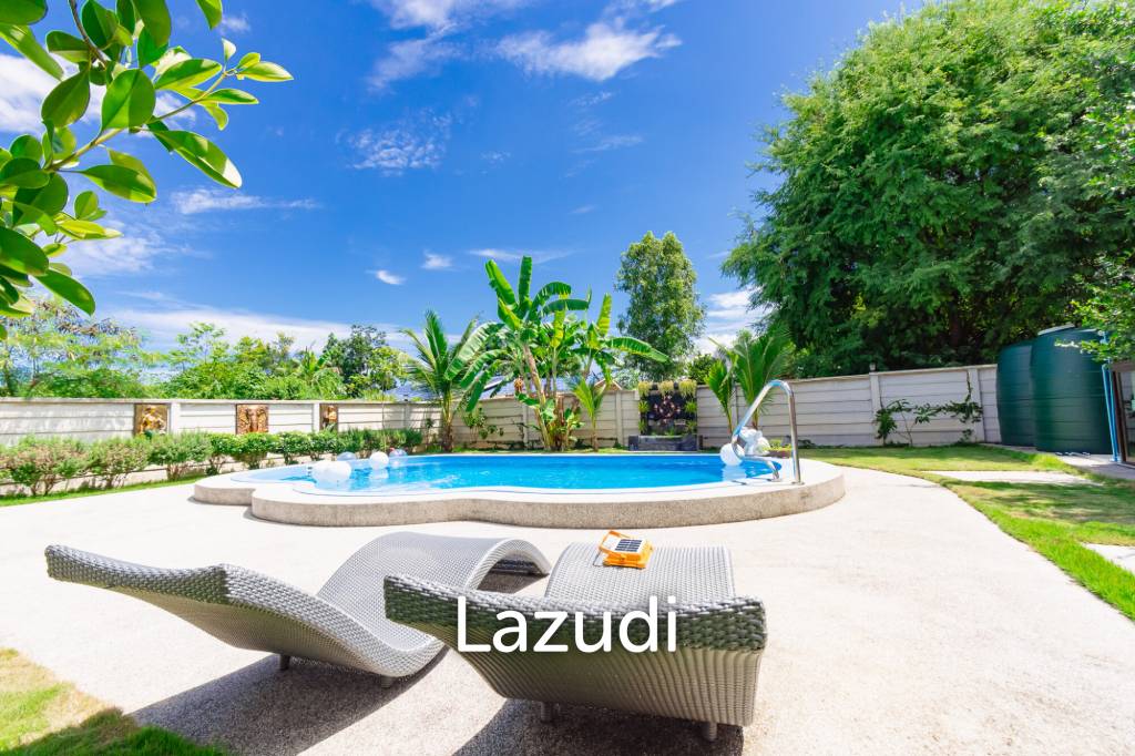 Stunning Thai Wooden Villa with Pool in Pranburi