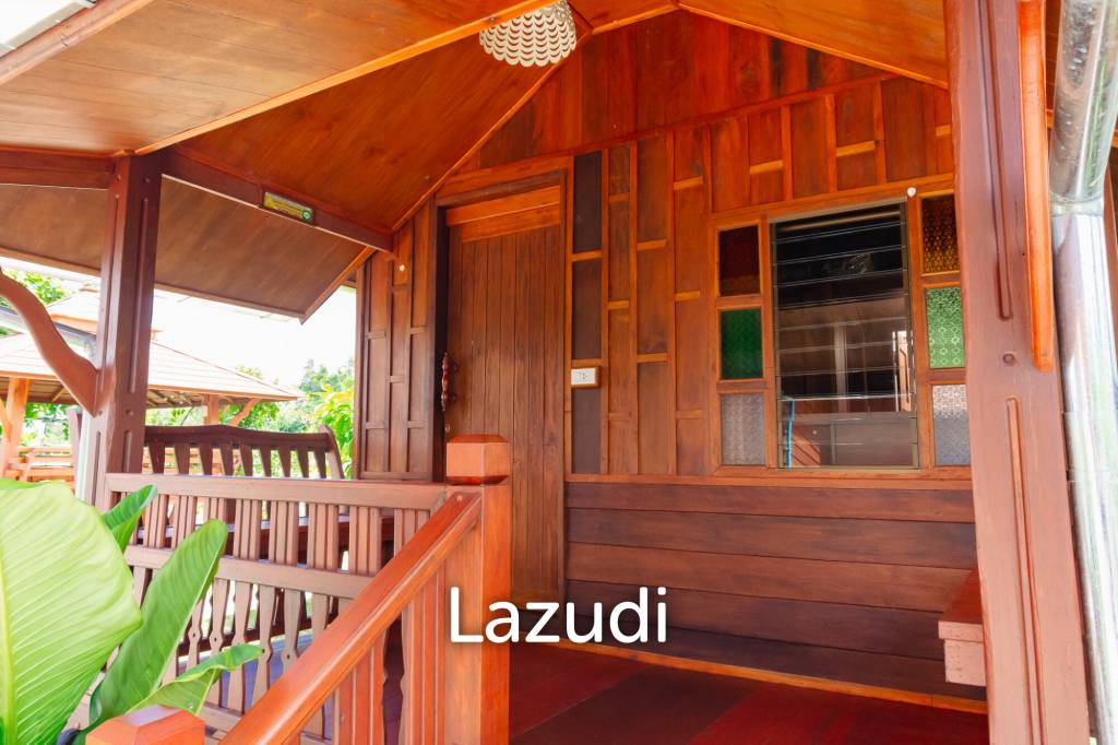 Stunning Thai Wooden Villa with Pool in Pranburi