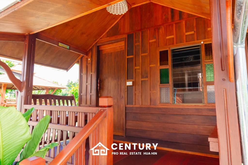 Stunning Thai Wooden Villa with Pool in Pranburi