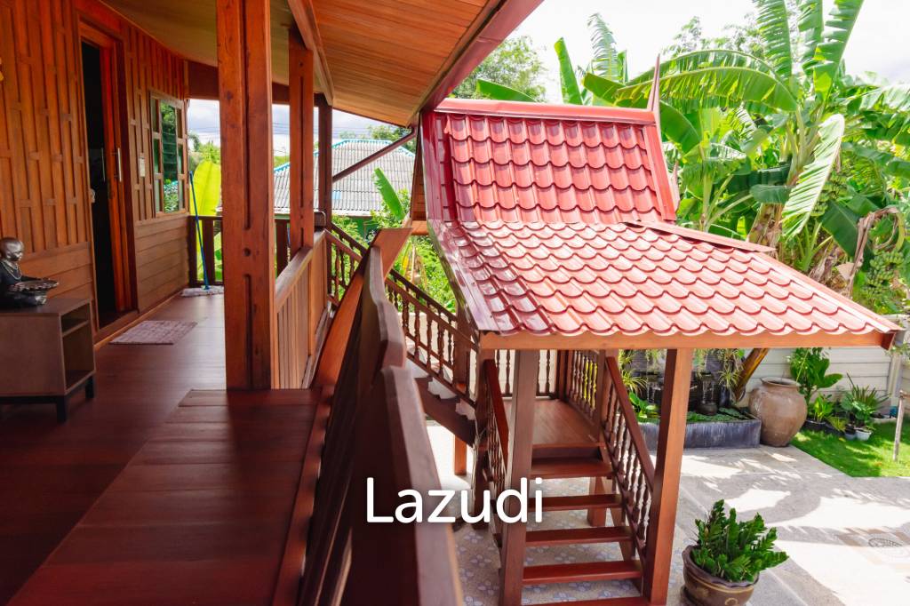 Stunning Thai Wooden Villa with Pool in Pranburi