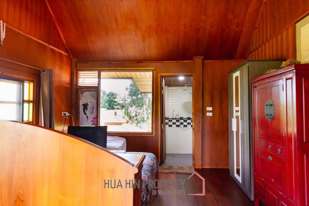 Stunning Thai Wooden Villa with Pool in Pranburi