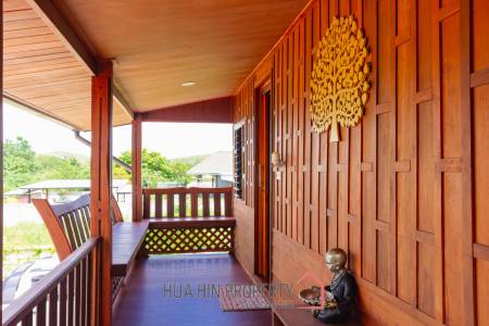 Stunning Thai Wooden Villa with Pool in Pranburi