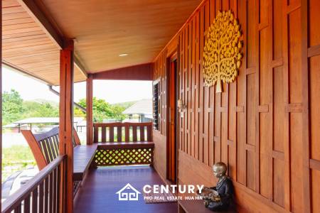 Stunning Thai Wooden Villa with Pool in Pranburi