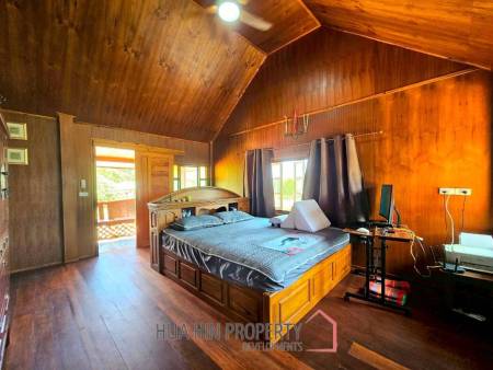 Stunning Thai Wooden Villa with Pool in Pranburi