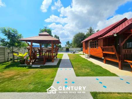 Stunning Thai Wooden Villa with Pool in Pranburi