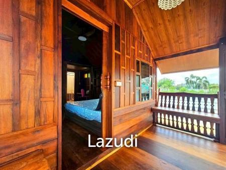 Stunning Thai Wooden Villa with Pool in Pranburi