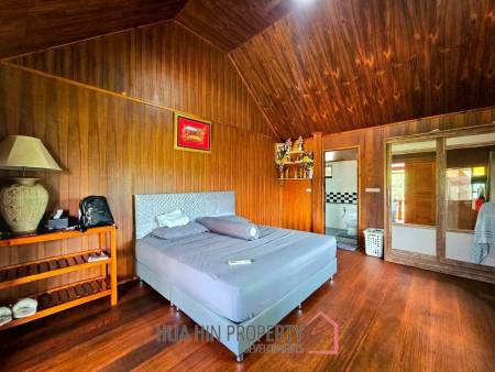 Stunning Thai Wooden Villa with Pool in Pranburi
