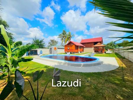 Stunning Thai Wooden Villa with Pool in Pranburi