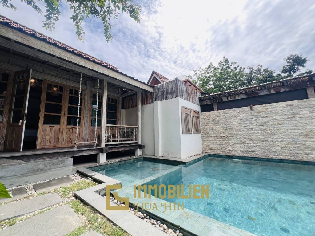 Pool Villa im Bali-Stil nur 150 Meter vom Strand entfernt