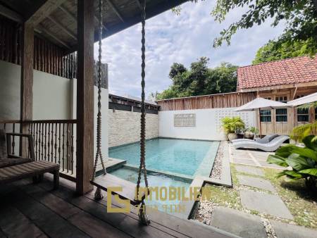 Pool Villa im Bali-Stil nur 150 Meter vom Strand entfernt