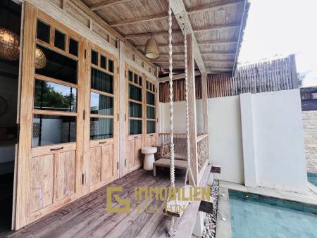 Pool Villa im Bali-Stil nur 150 Meter vom Strand entfernt