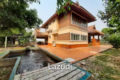 ที่ดิน 11 ไร่บ้านพักให้เช่า 17 หลังและบ้าน 2 หลังใกล้สนามบิน