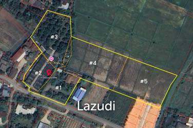 11 Rai with 17 Houses for Rent and 2 Houses near Airport.