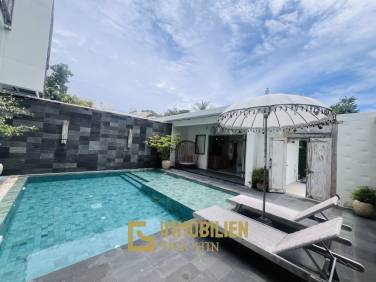 วิลล่าสไตล์บาหลี สระว่ายน้ำส่วนตัว เขาตะเกียบ ใกล้ทะเล