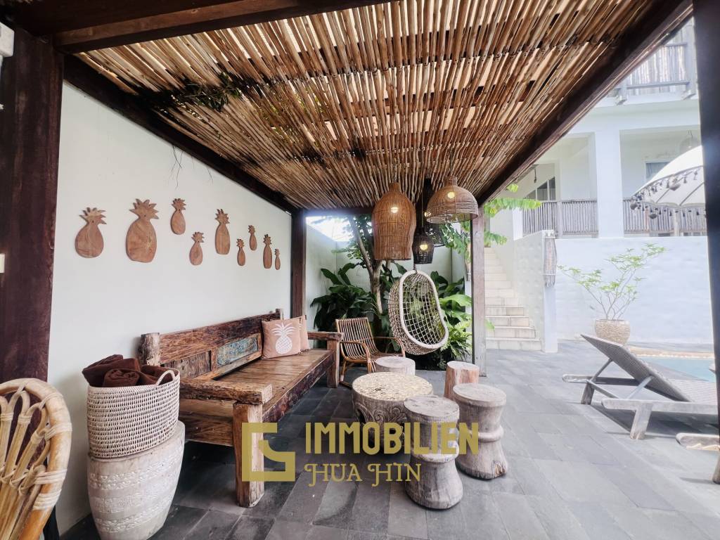 วิลล่าสไตล์บาหลี สระว่ายน้ำส่วนตัว เขาตะเกียบ ใกล้ทะเล