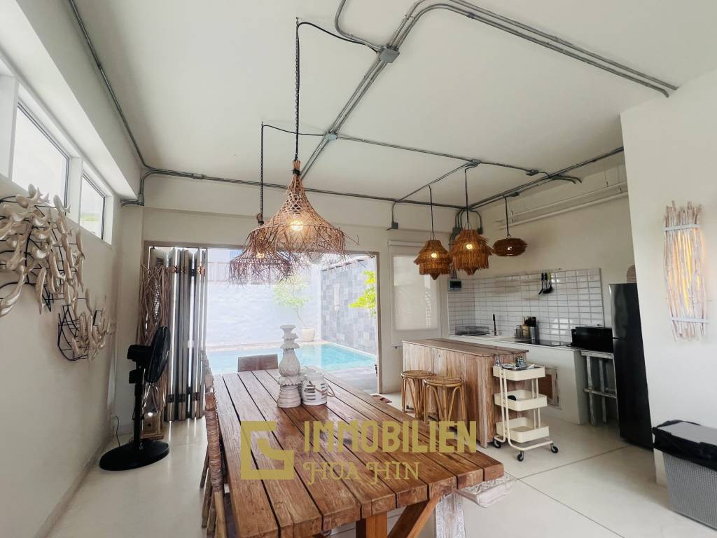 วิลล่าสไตล์บาหลี สระว่ายน้ำส่วนตัว เขาตะเกียบ ใกล้ทะเล