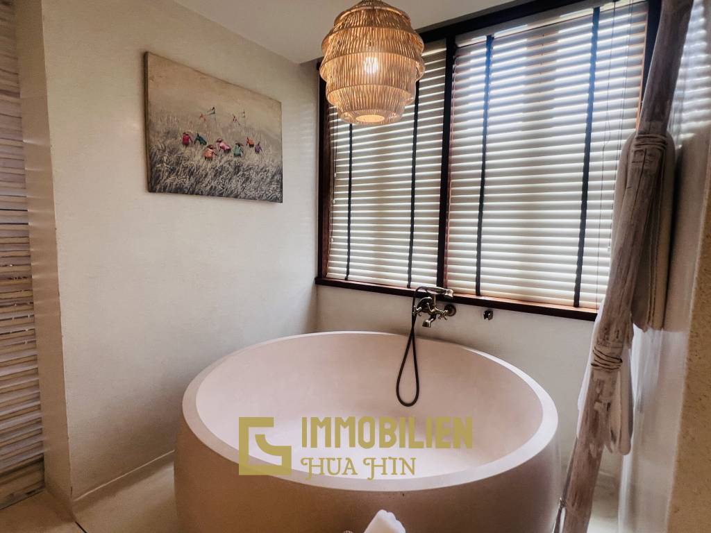 วิลล่าสไตล์บาหลี สระว่ายน้ำส่วนตัว เขาตะเกียบ ใกล้ทะเล