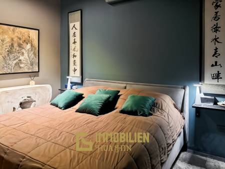 Terrain de 2 400 m² / ameublement moderne / jardin paysager extravagant