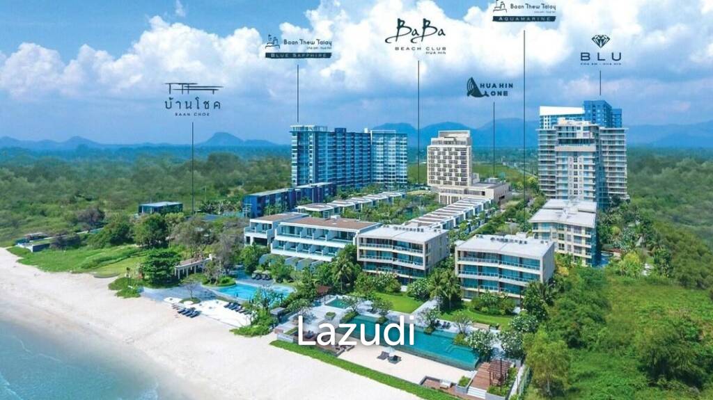 Beachfront 1 Bedroom Condo at BLU Diamond Cha Am