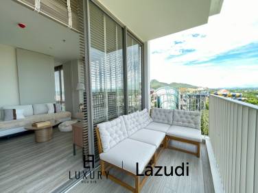 Vehha Condo : Luxueux appartement d'angle de 2 chambres avec vue sur la mer et la montagne