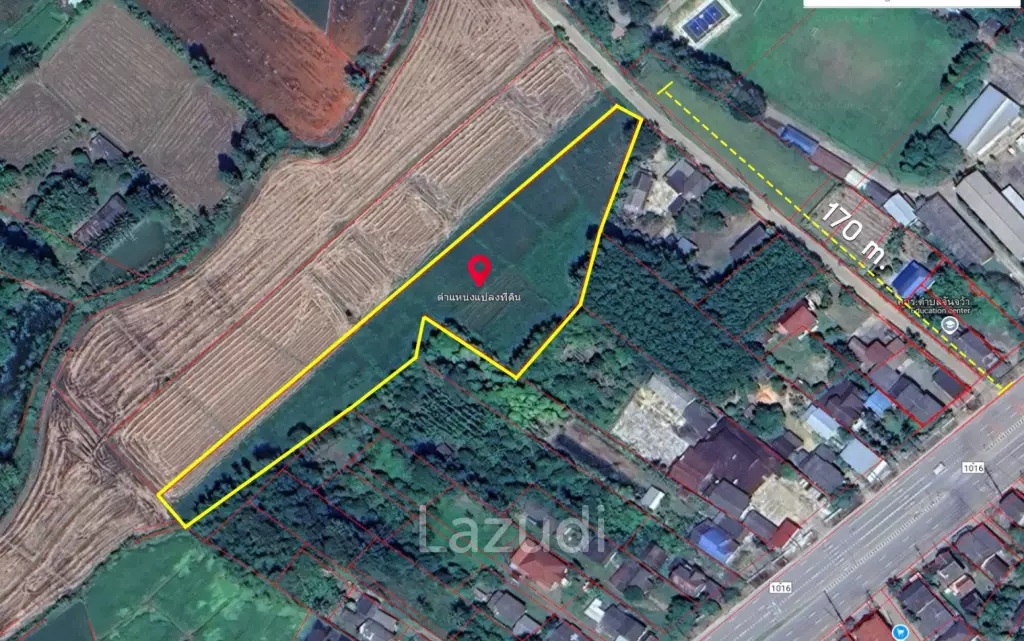 5 Rai Land For Sale Near Main road To Chiagn Saen