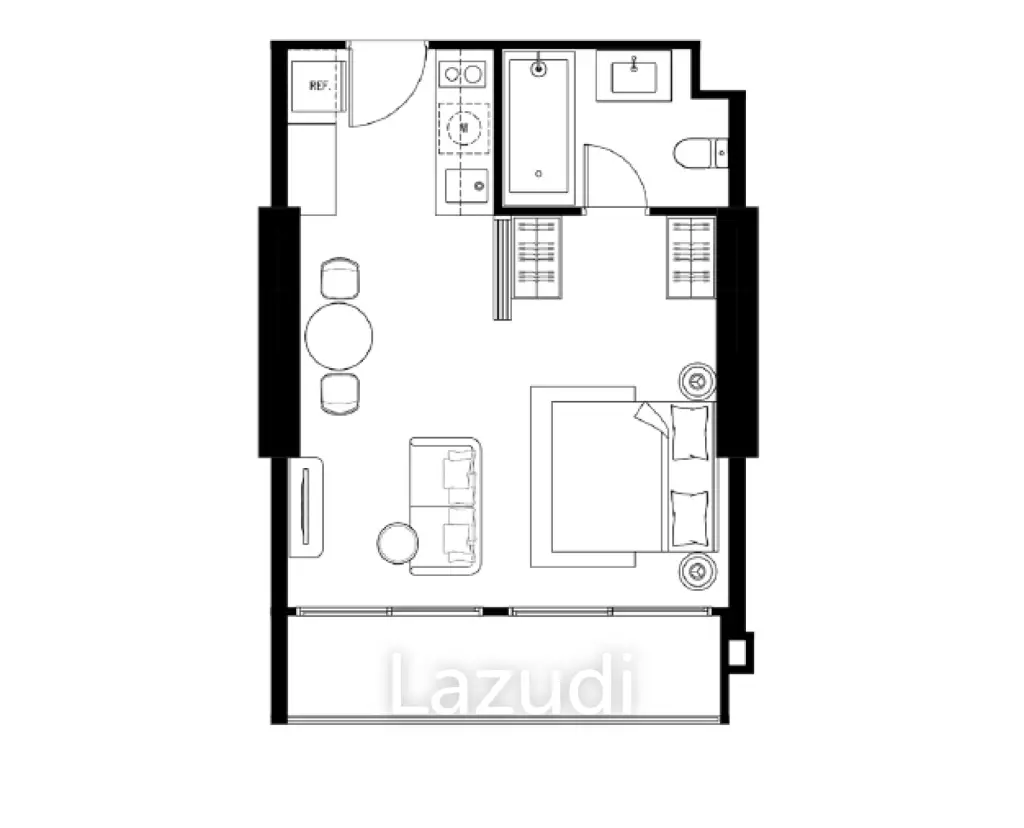 1 Bedroom 1 Bathroom 41.70 SQ.M. Tait Pattaya