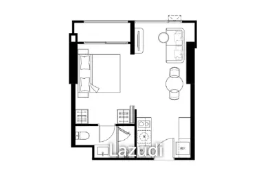 1 Bedroom 1 Bathroom 34 SQ.M. Tait Pattaya