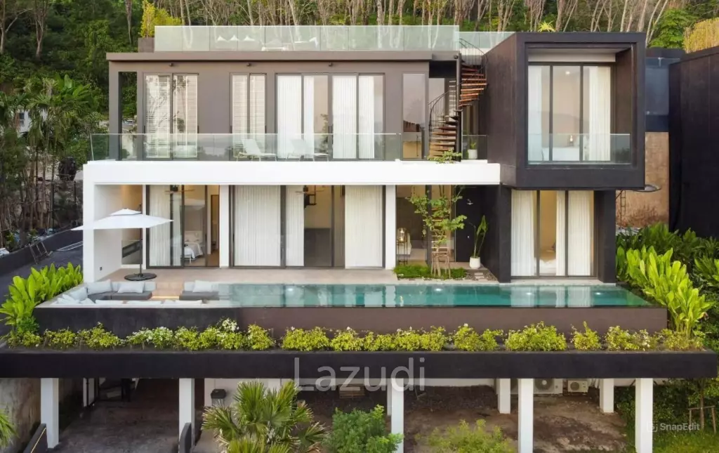 Modern Fully Serviced Pool Villa for Rent at Layan Hilltop