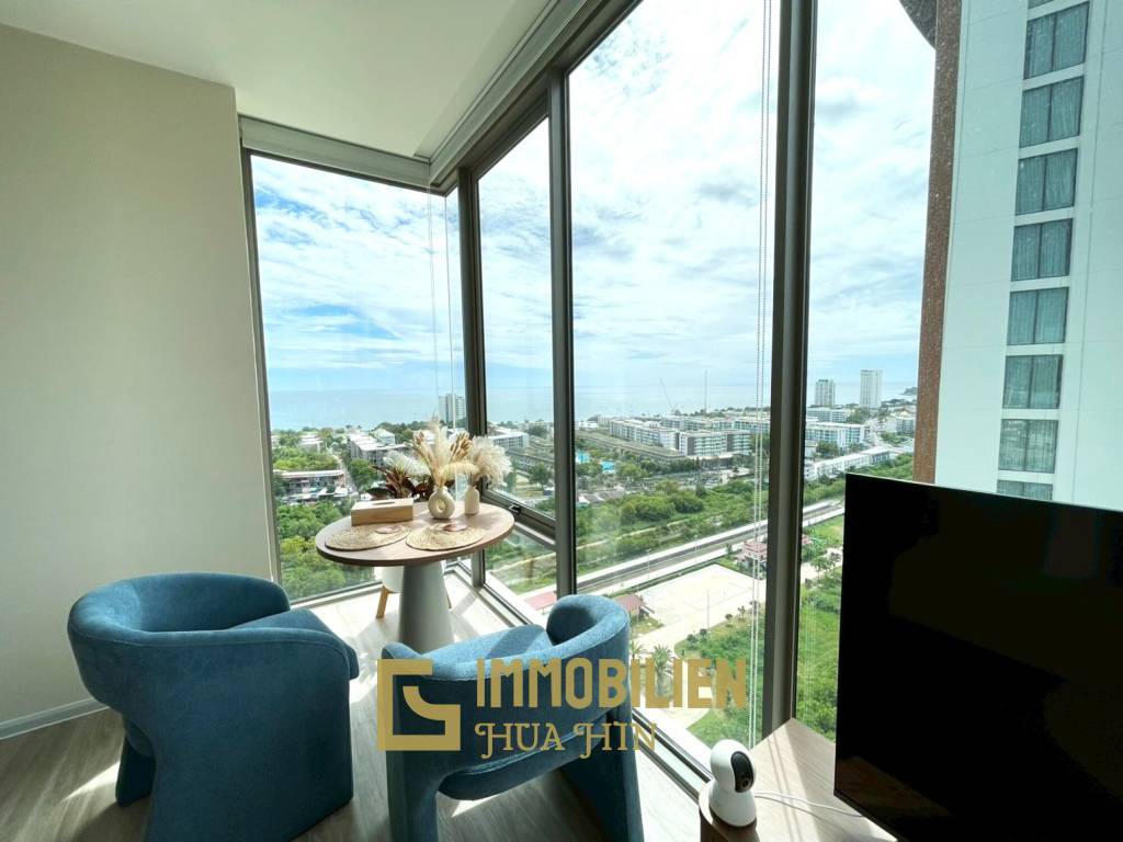 Vehha Condo: Luxuriöse 1 Schlafzimmer Eckeinheit mit Meer- und Bergblick