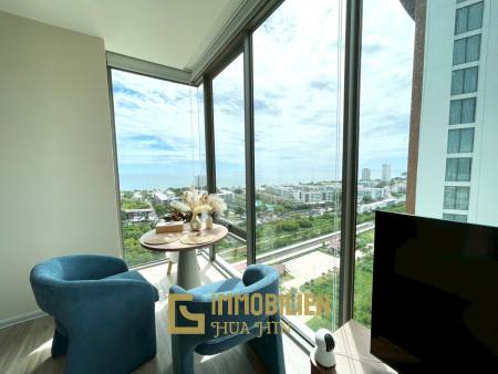 Vehha Condo: Luxuriöse 1 Schlafzimmer Eckeinheit mit Meer- und Bergblick