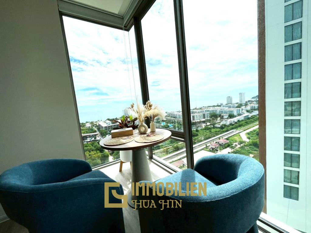 Vehha Condo: Luxuriöse 1 Schlafzimmer Eckeinheit mit Meer- und Bergblick