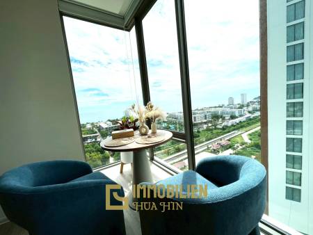 Vehha Condo: Luxuriöse 1 Schlafzimmer Eckeinheit mit Meer- und Bergblick